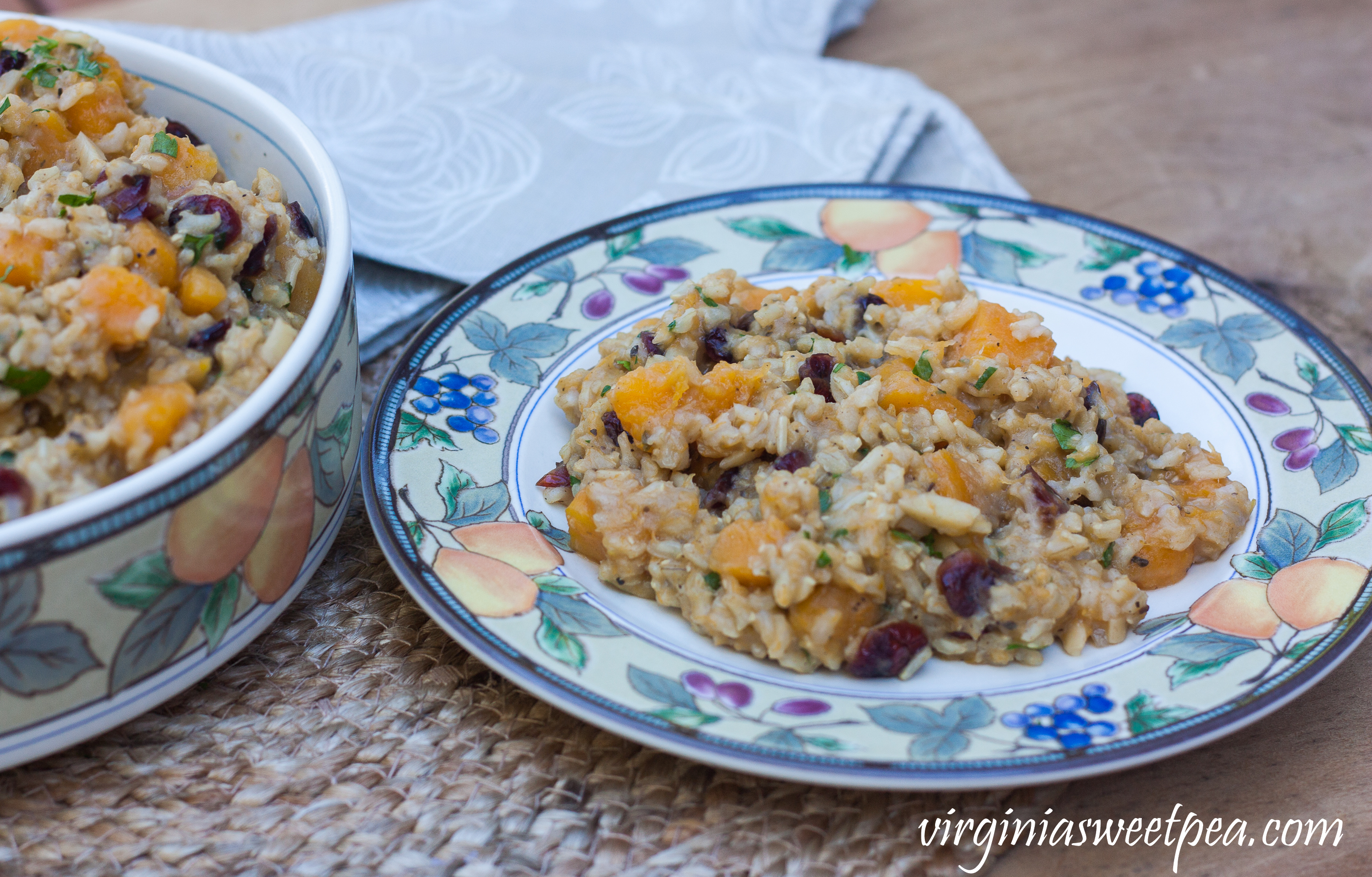 Butternut Squash Rice Pilaf