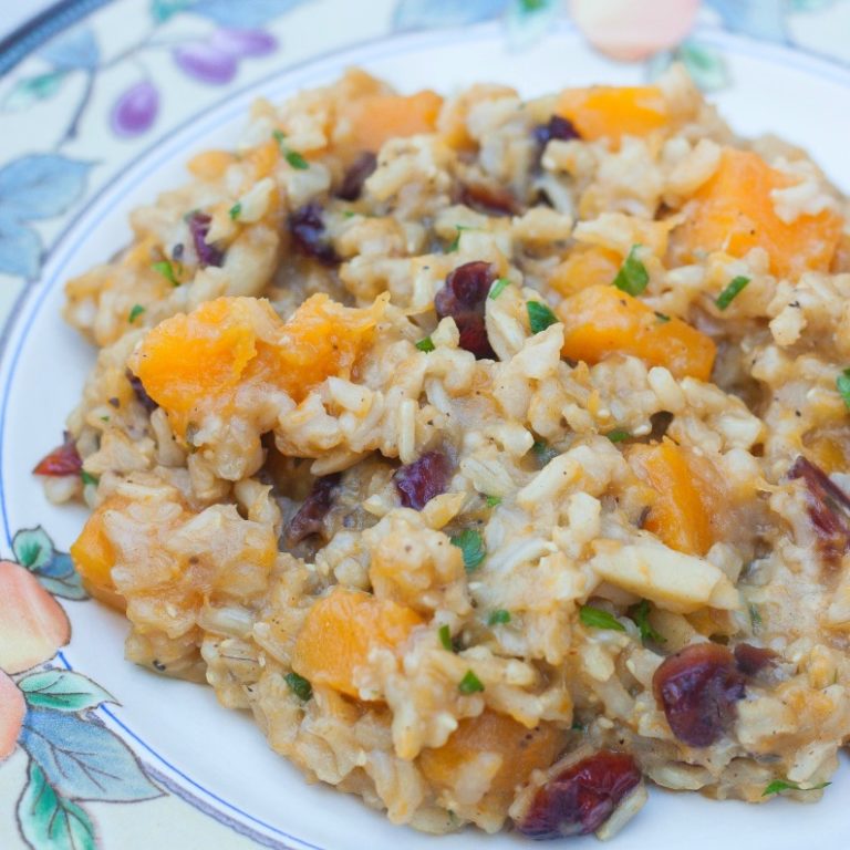 Butternut Squash Rice Pilaf