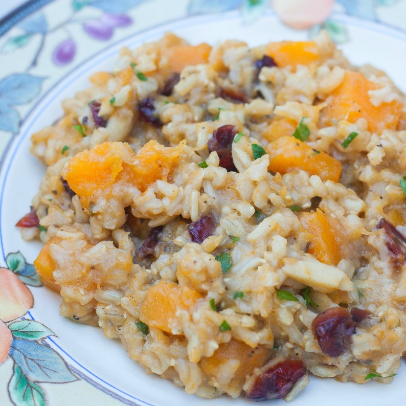 Butternut Squash Rice Pilaf