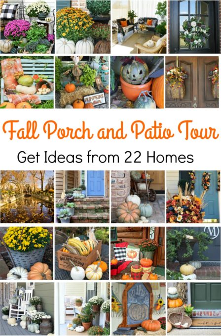 Fall Porch and Patio Tour - See 22 porches and patios decked out for fall.