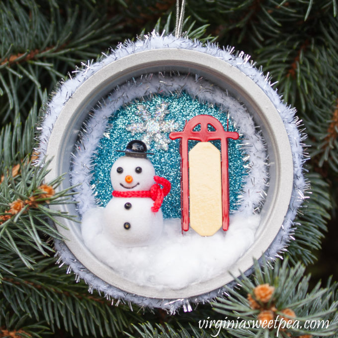 Handmade Cute Christmas Snowman Decor