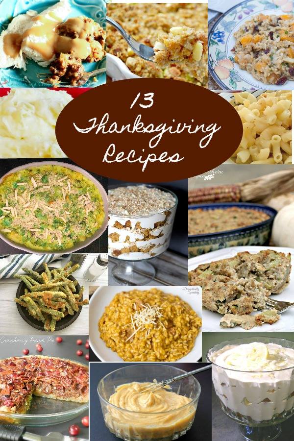 Get help planning your Thanksgiving menu with 13 favorite Thanksgiving recipes from The Cooking Housewives. #thanksgiving #recipes #thanksgivingrecipes #thanksgivingfood