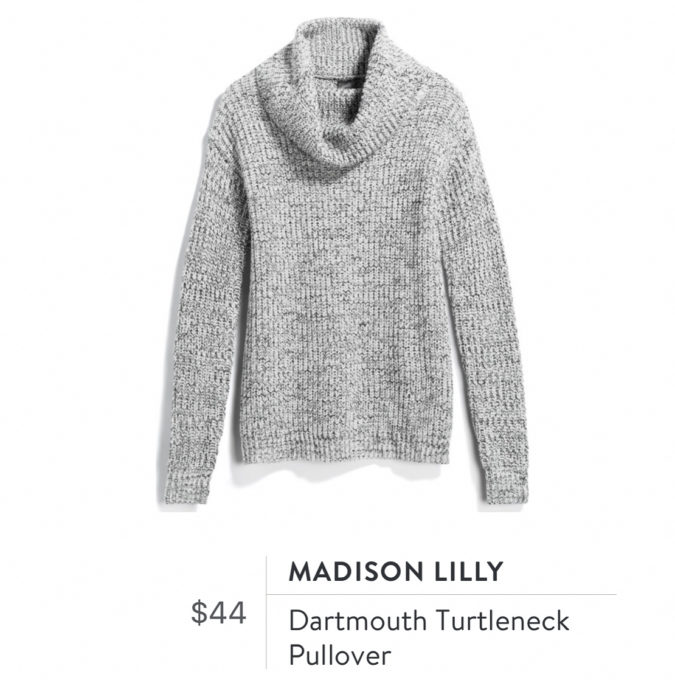 Madison Lilly Dartmouth Turtleneck Pullover