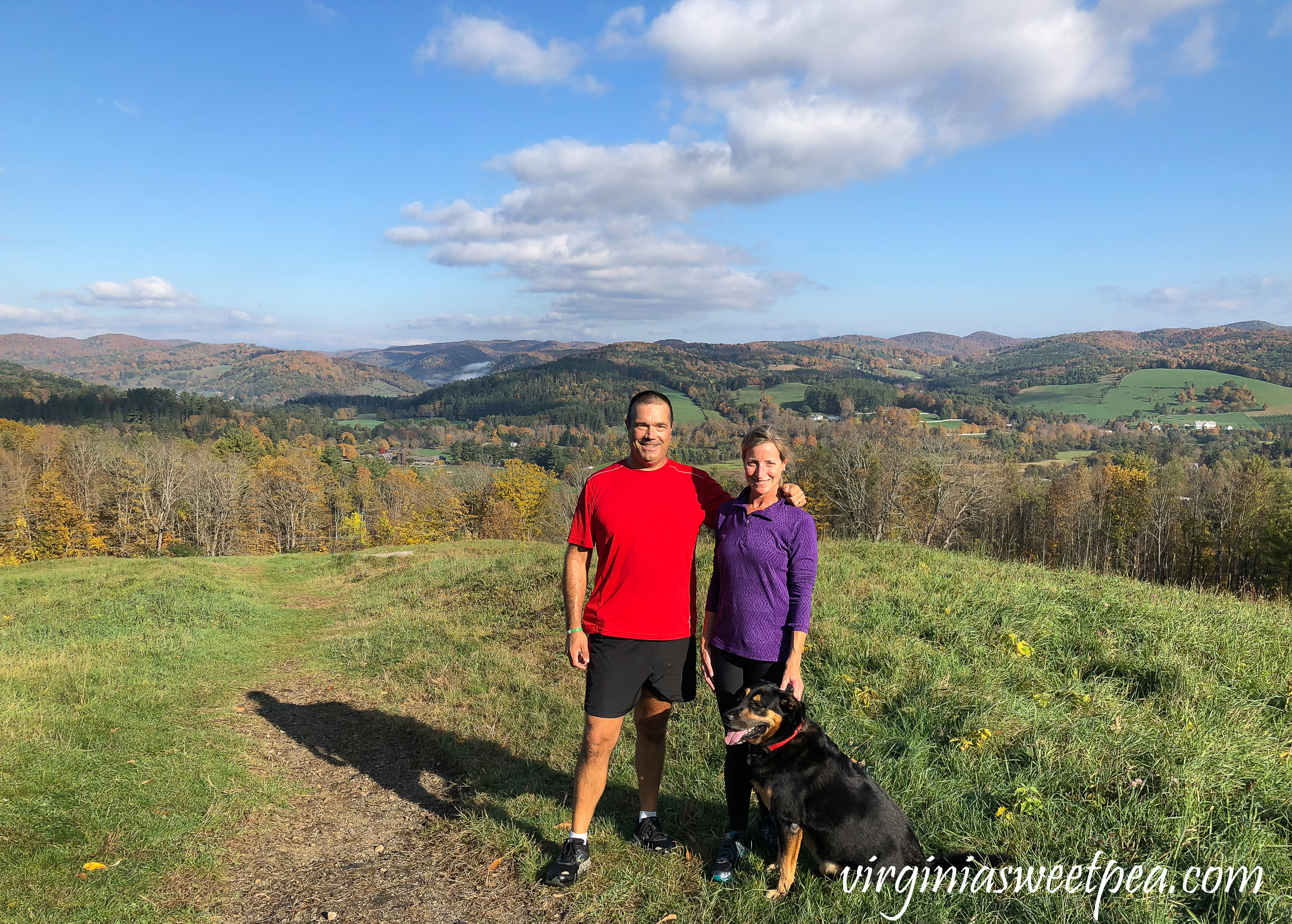 Enjoying the view on the top of Mount Peg in Woodstock, Vermont. #shermanskulina #fall #fallinvermont #vermont