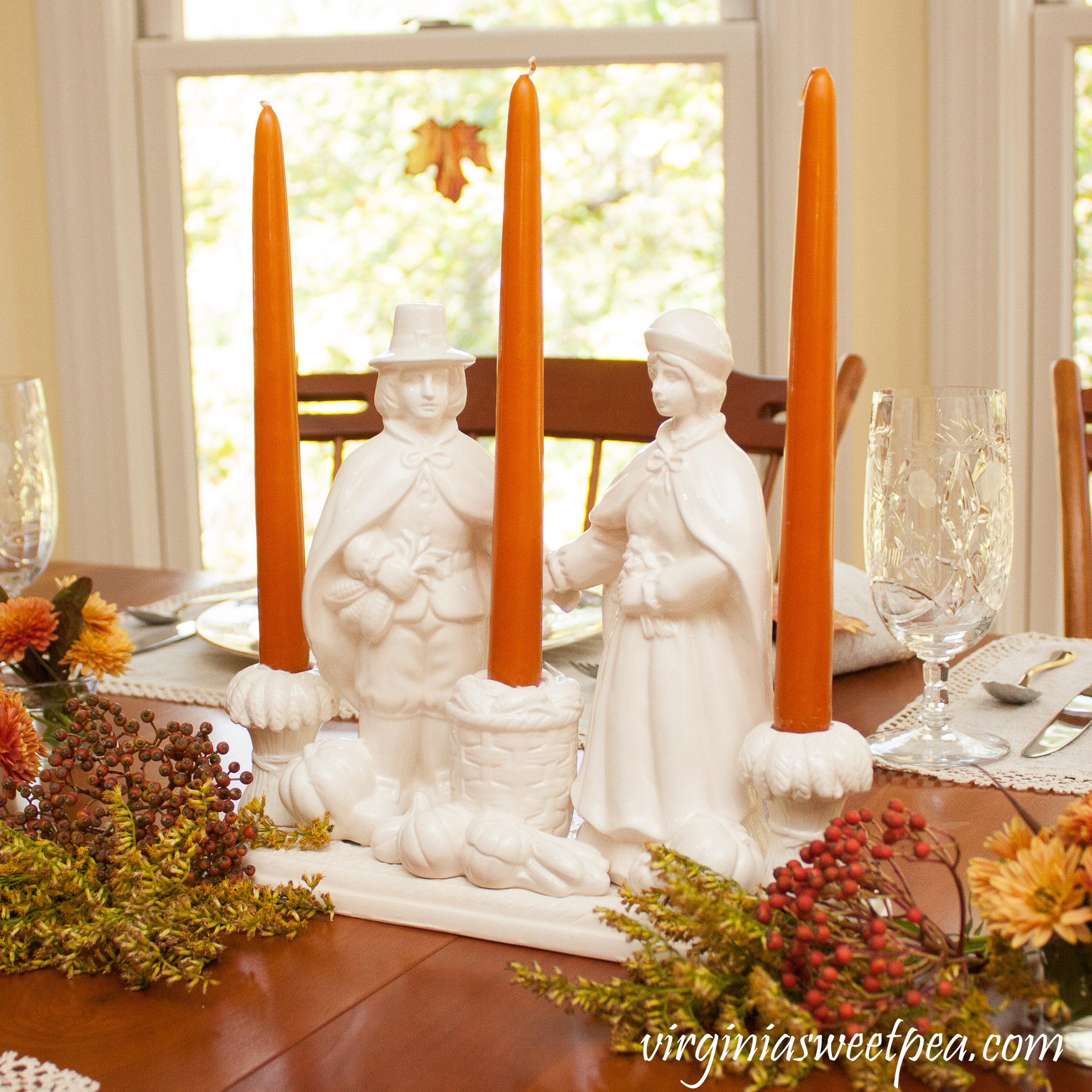 We Gather Together Thanksgiving Tablescape