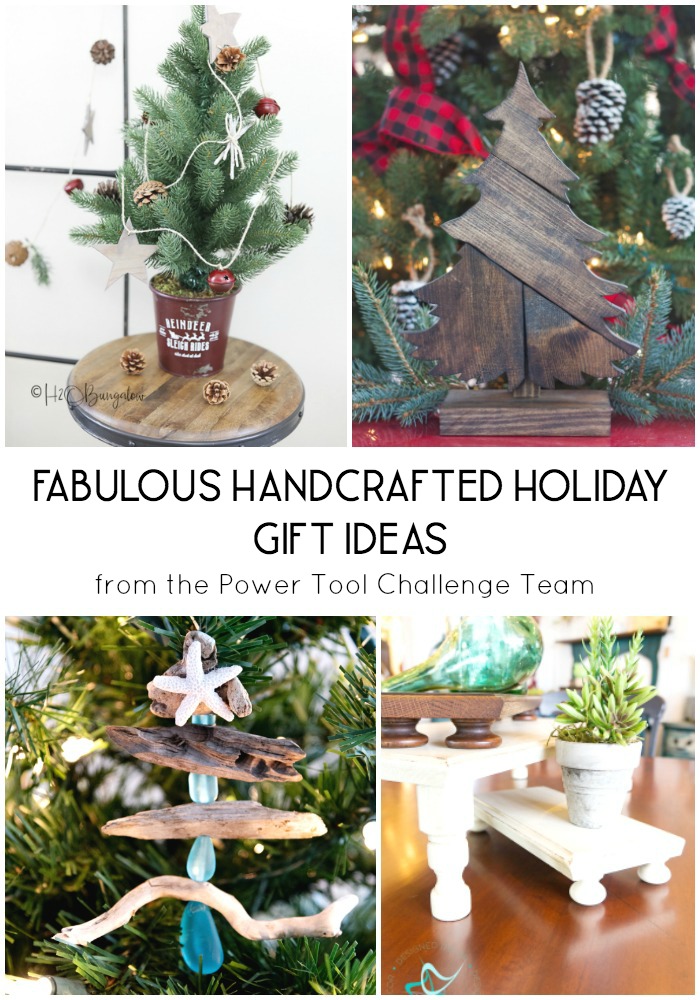 Handcrafted Wood Holiday Gift Ideas - Project ideas that you can make for yourself or for Christmas gifts.  #woodworking #christmas #DIYchristmas