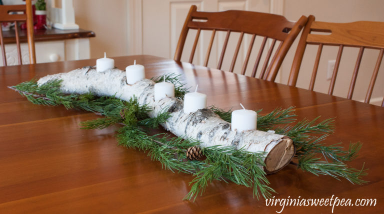 DIY Yule Log - Sweet Pea