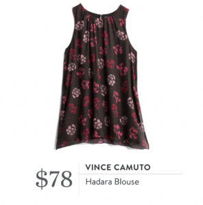 Stitch Fix Review for December 2018 - Vince Camuto Hadara Blouse