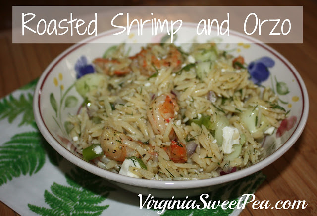 Roasted Shrimp and Orzo