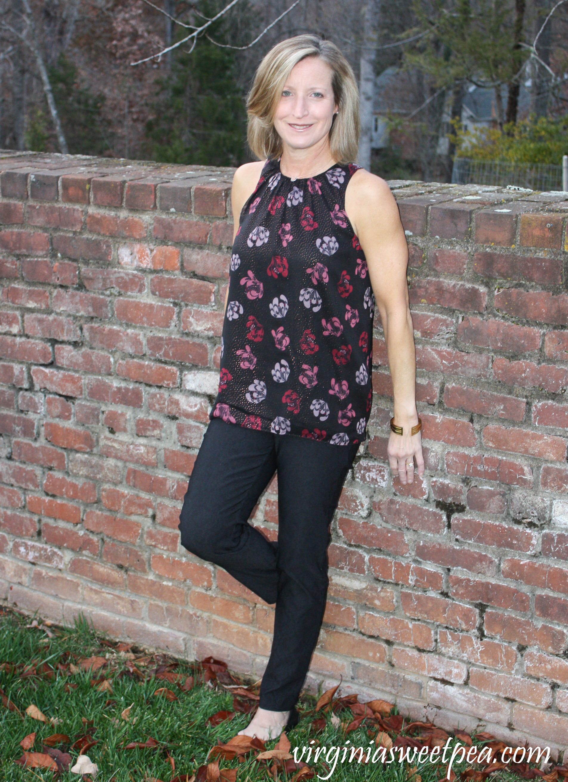 Stitch Fix Review for December 2018 - Vince Camuto Hadara Blouse