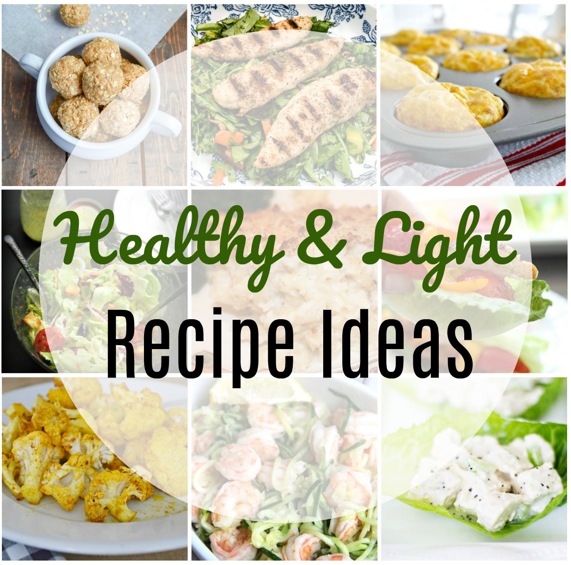 Light and Healthy Recipe Ideas - Get 12 recipes that are low in calories and healthy for you but also taste great.
