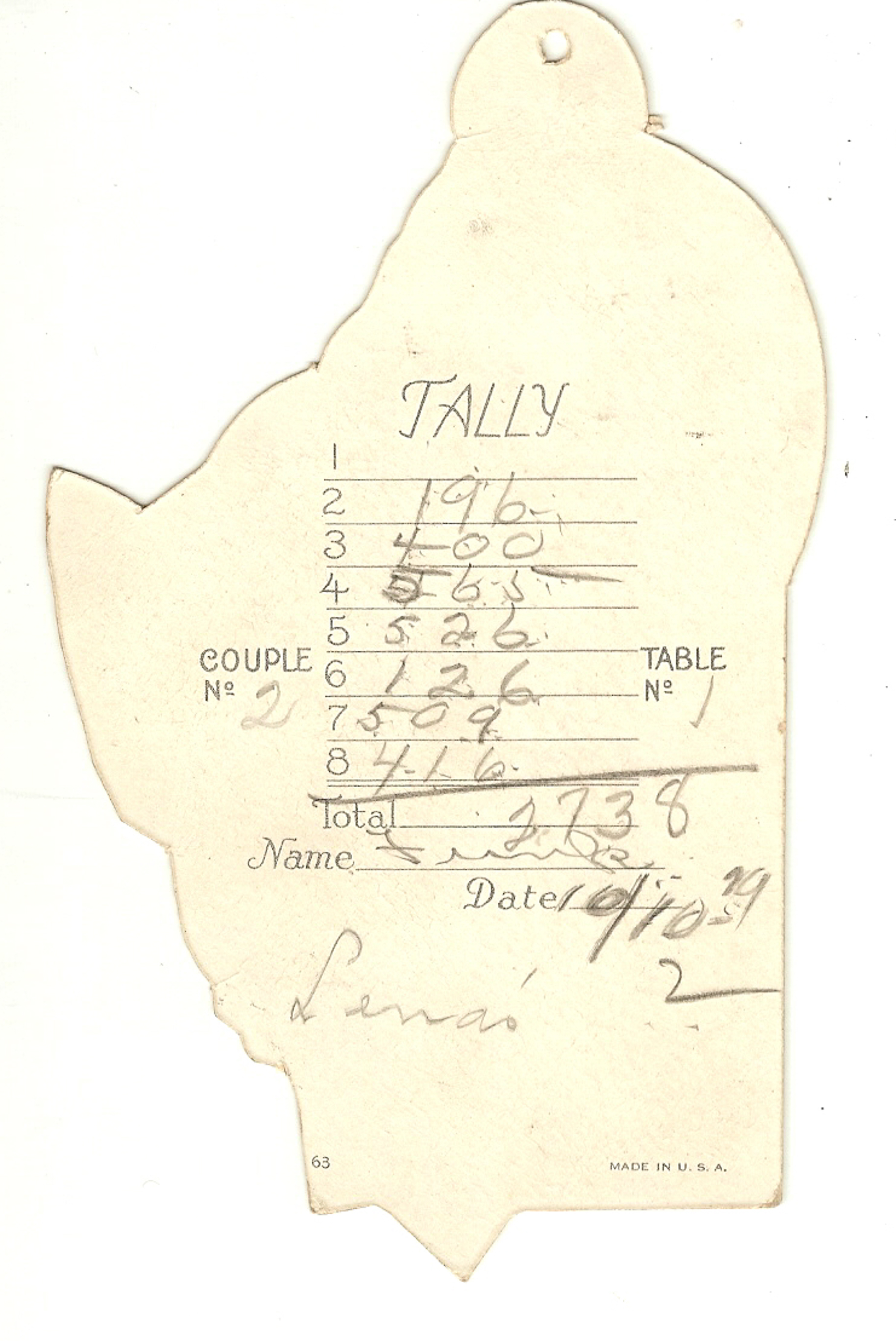 Vintage Bridge Tally Card #vintage #artdeco #bridge #bridgetallycard #vintagebridgetally