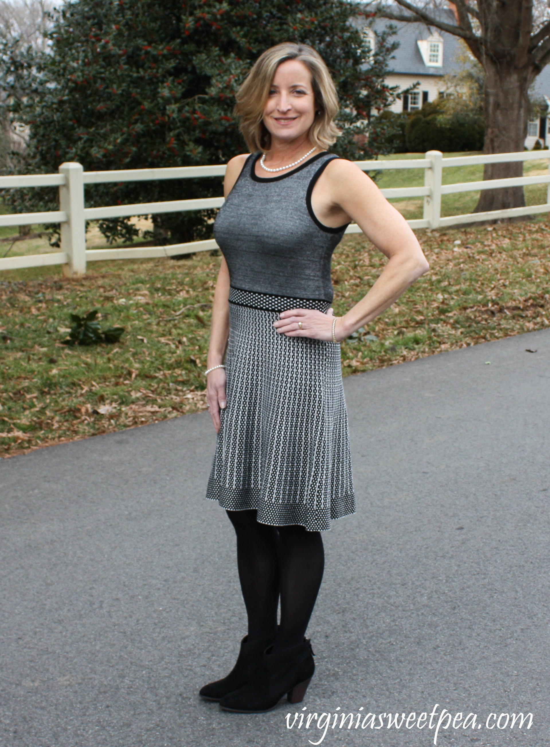 Stitch Fix Review for February 2019 - 41 Hawthorne Zander Sweater Dress #stitchfix #stitchfixreview #stitchfix2019 #stitchfixdress