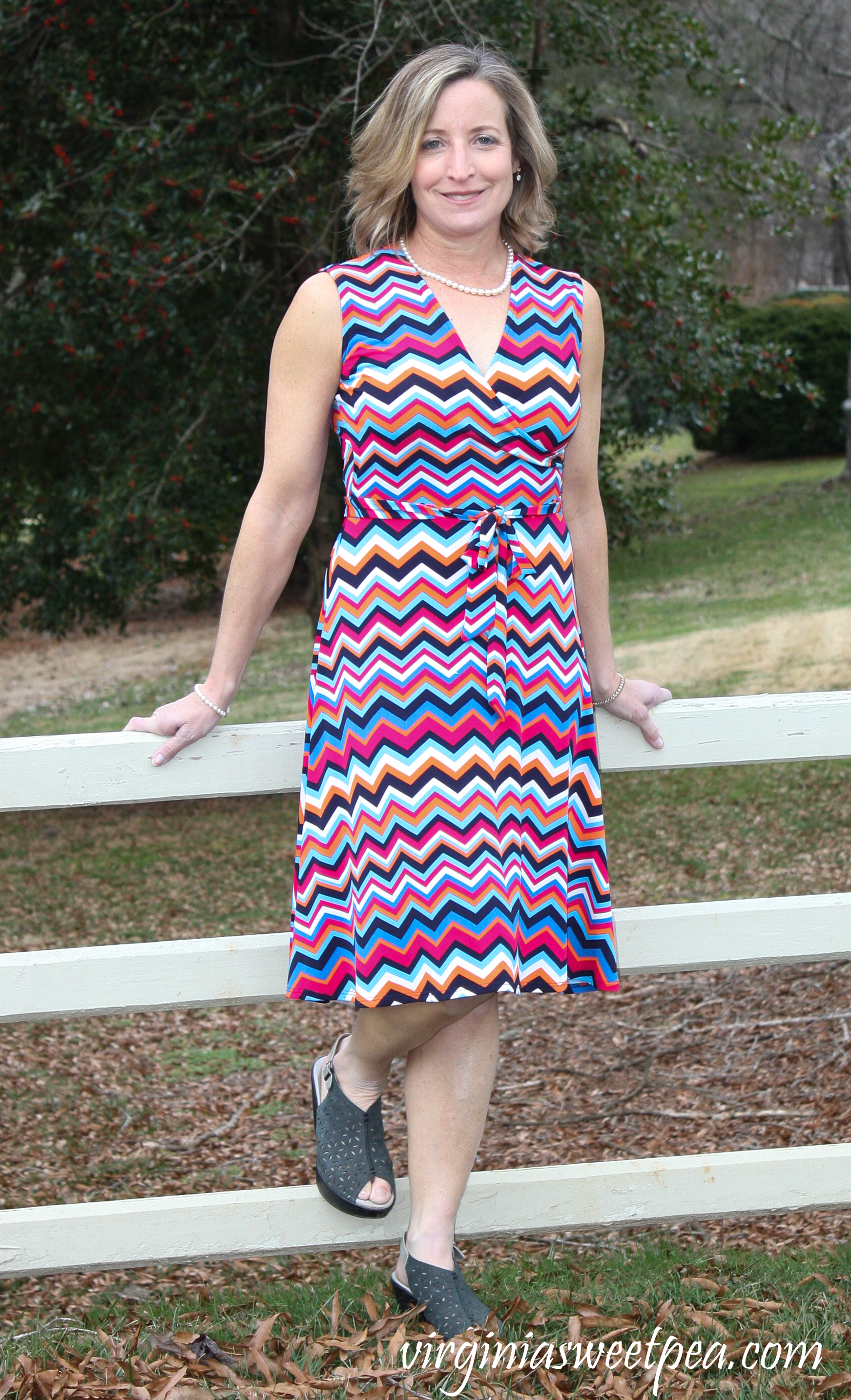 Stitch Fix Review for February 2019 - Leota Finnley Jersey Faux Wrap Dress #stitchfix #stitchfixreview #stitchfix2019 #stitchfixdress