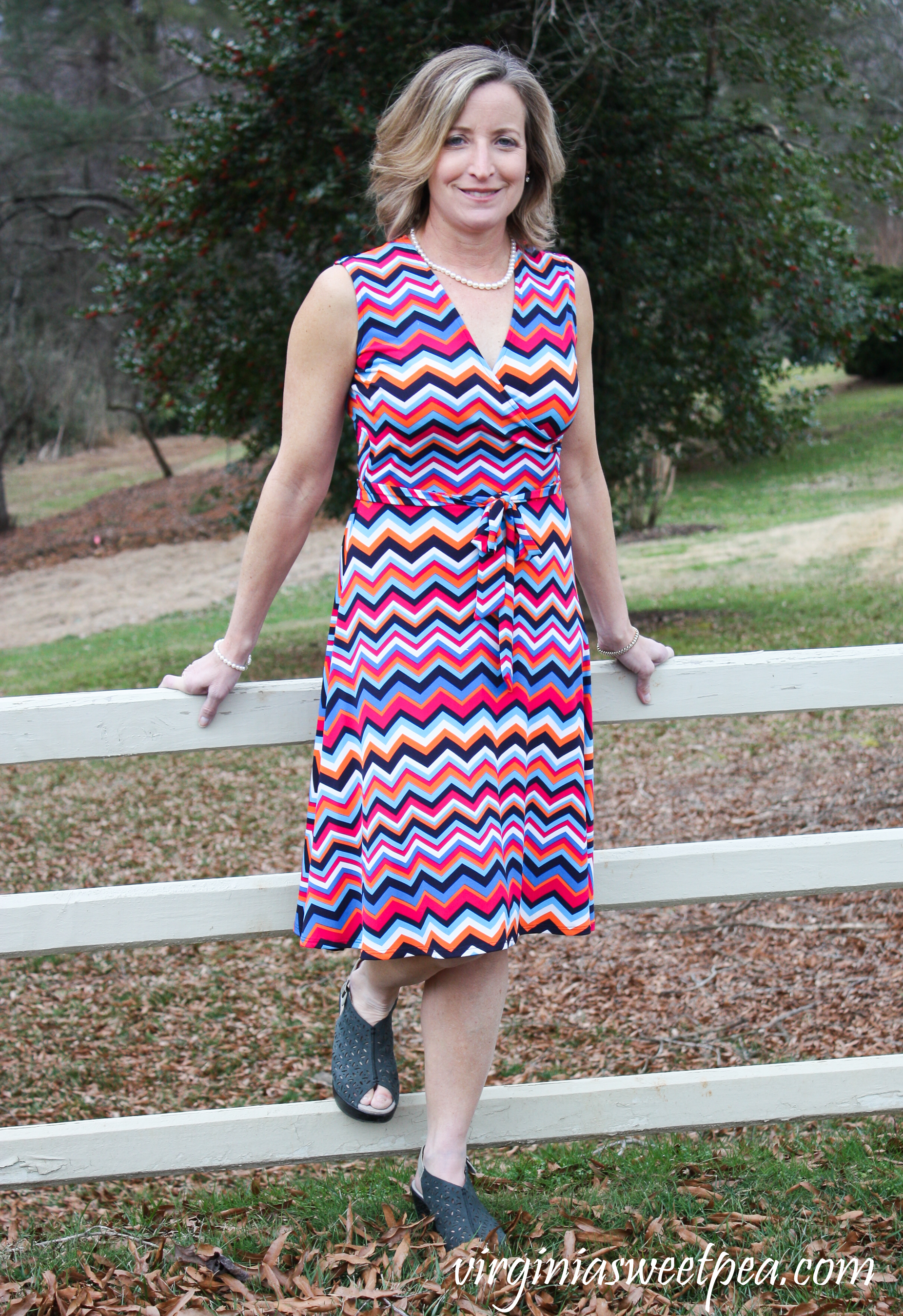 Stitch Fix Review for February 2019 - Leota Finnley Jersey Faux Wrap Dress #stitchfix #stitchfixreview #stitchfix2019 #stitchfixdress