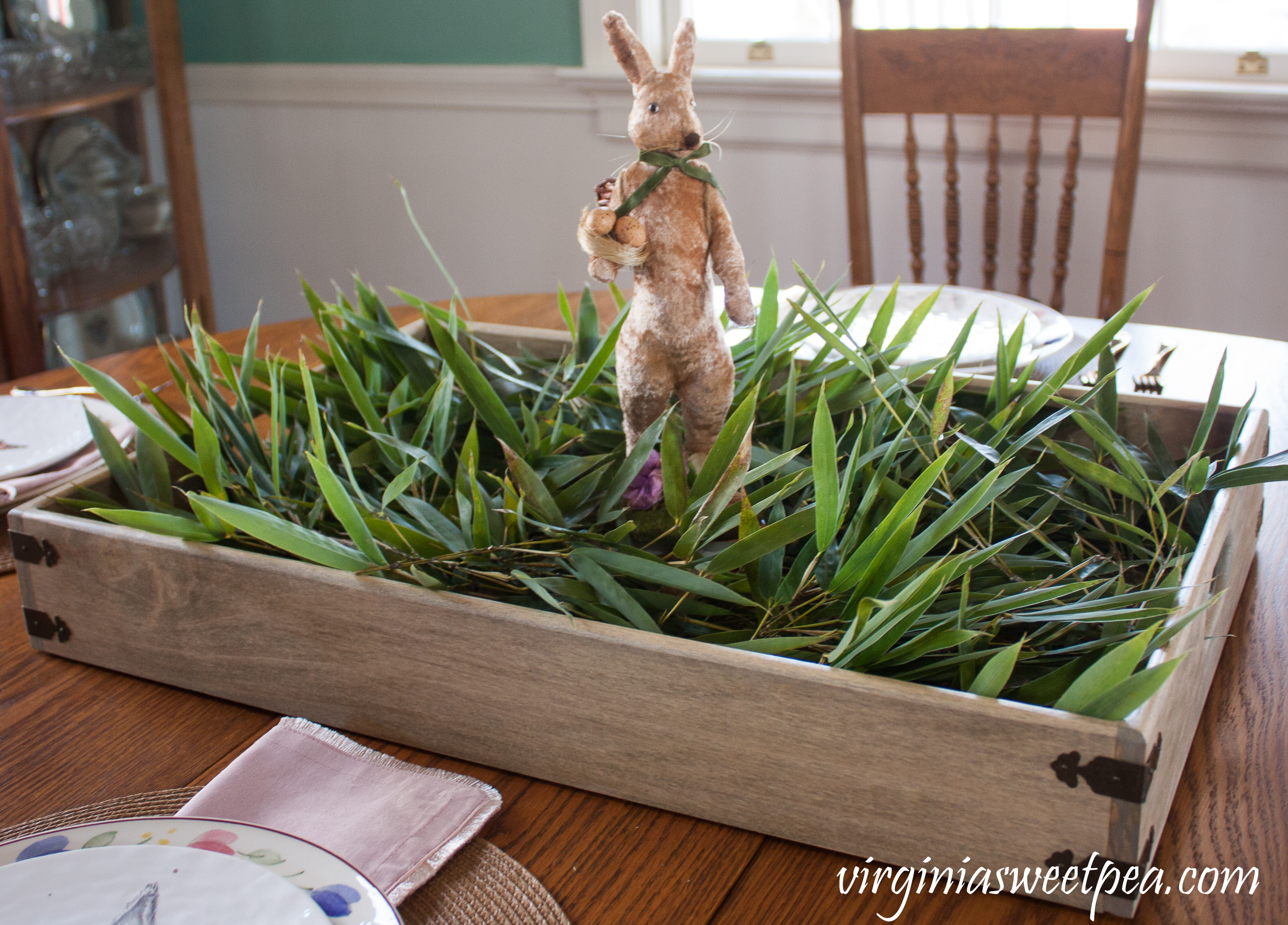 How to Make a Farmhouse Style Easter Centerpiece - Step by step tutorial