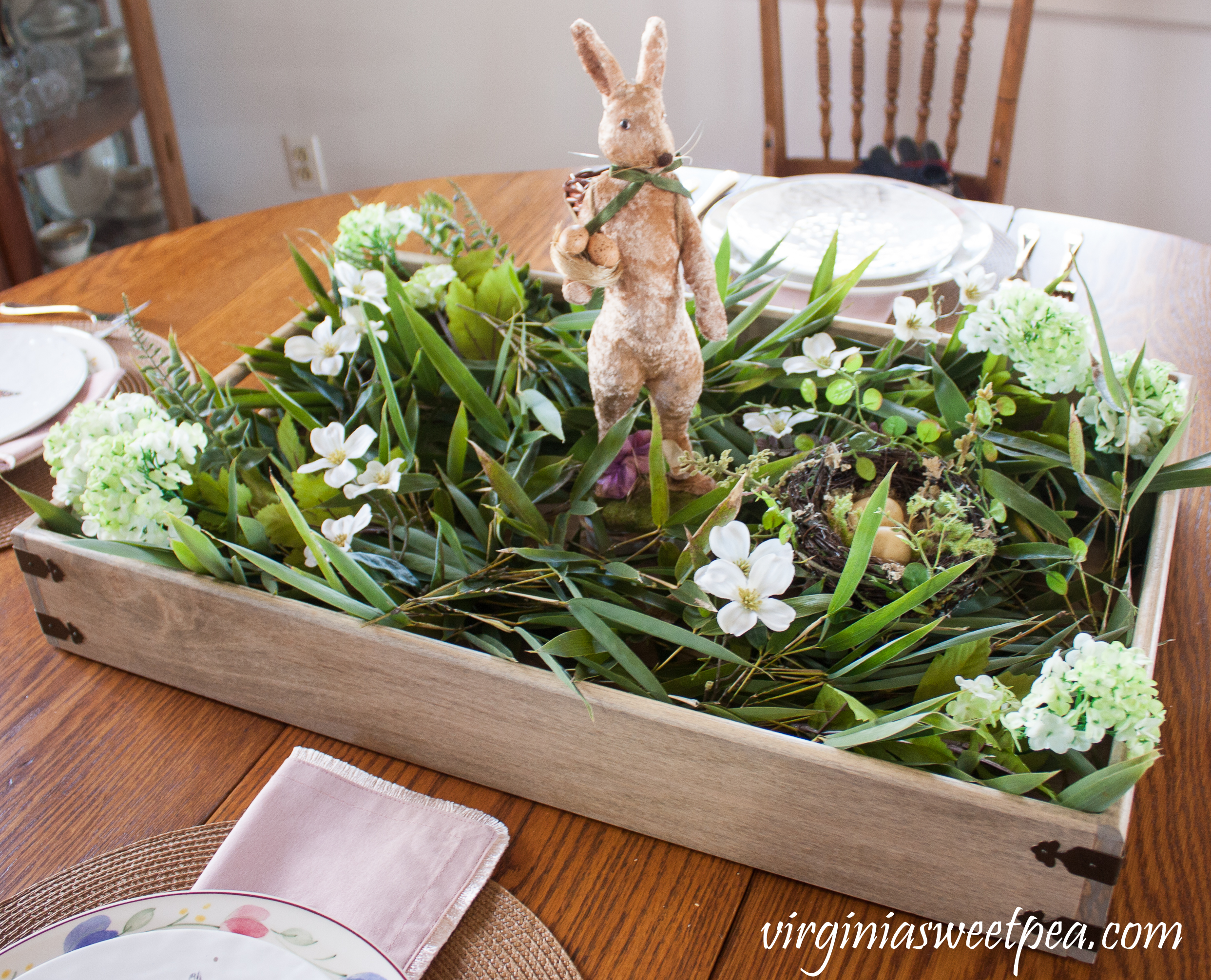 A Simply Styled Nest Easter Centerpiece - Our Southern Home