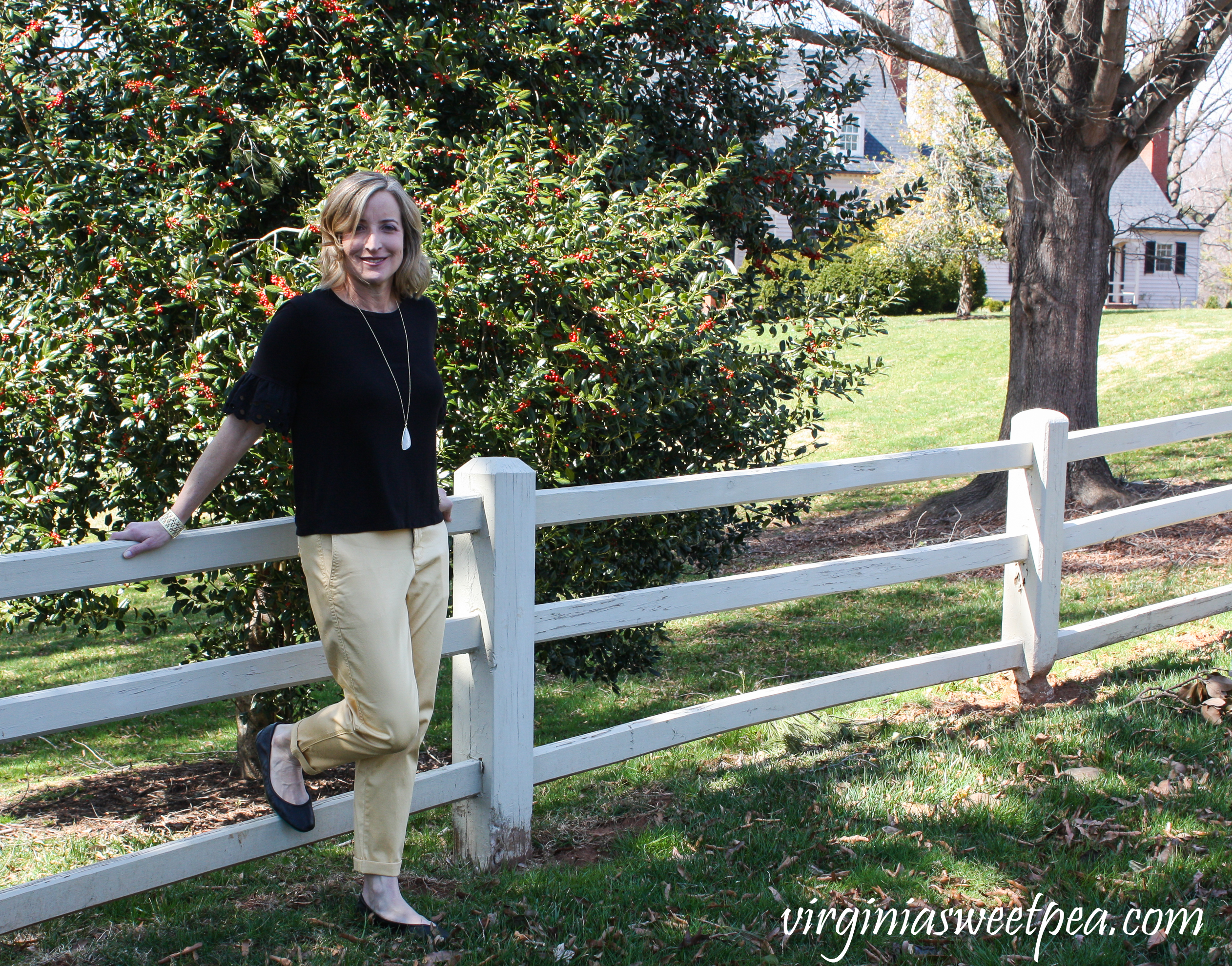 Stitch Fix Review for April 2019 - Liverpool Ryder Straight Leg Trouser #stitchfix #stitchfixreview #stitchfixspring #springstitchfix