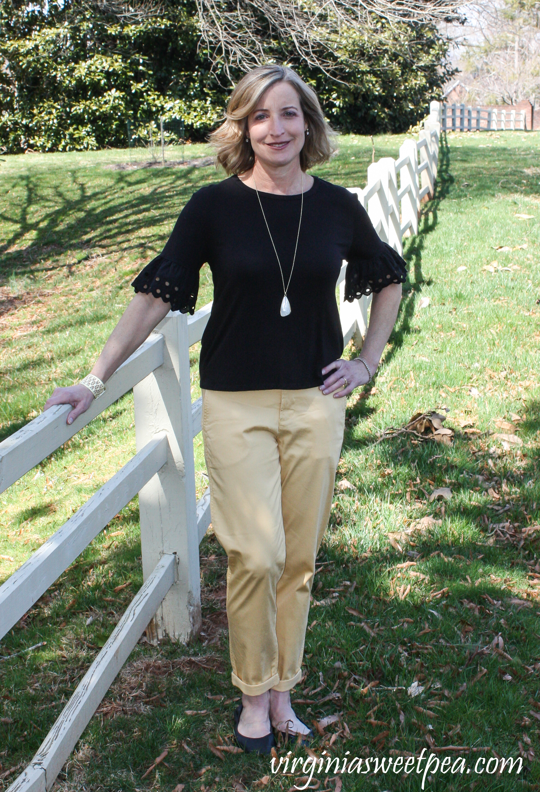 Stitch Fix Review for April 2019 - Liverpool Ryder Straight Leg Trouser #stitchfix #stitchfixreview #stitchfixspring #springstitchfix