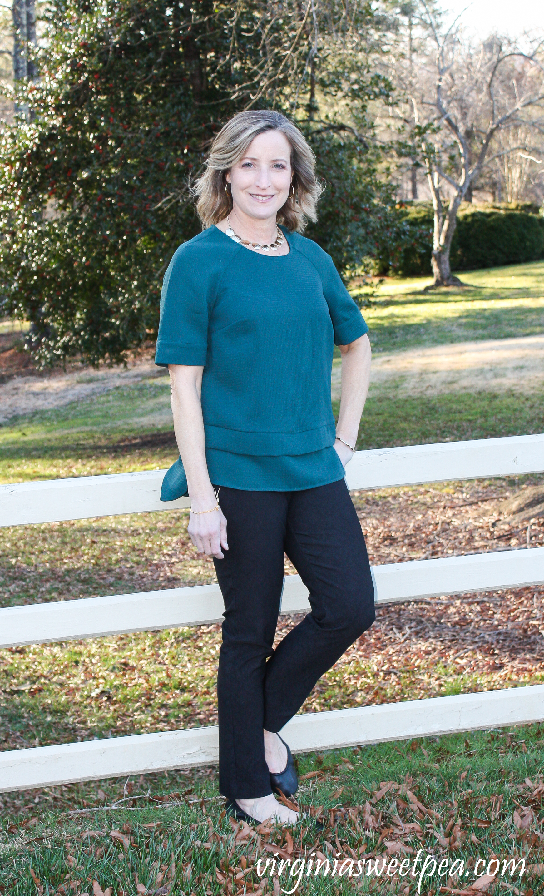 Stitch Fix Review for March 2019 - Serein Rachel Textured Blouse #stitchfix #stitchfixreview #stitchfix2019 #springstitchfix #stitchfixspring #stitchfixblouse