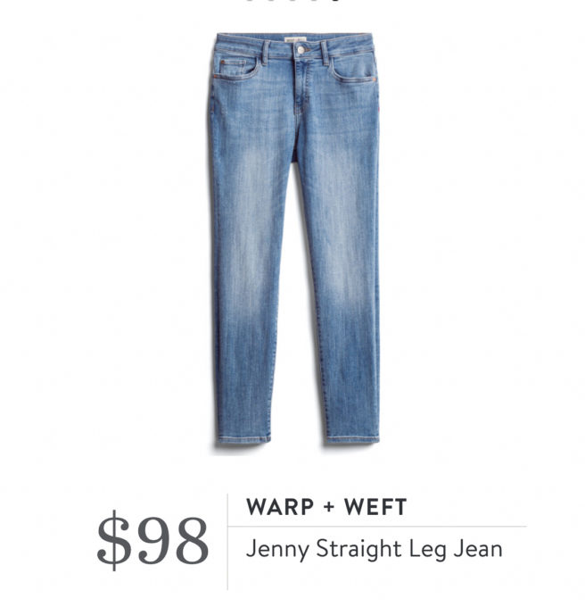 Warp + Weft Jenny Straight Leg Jean
