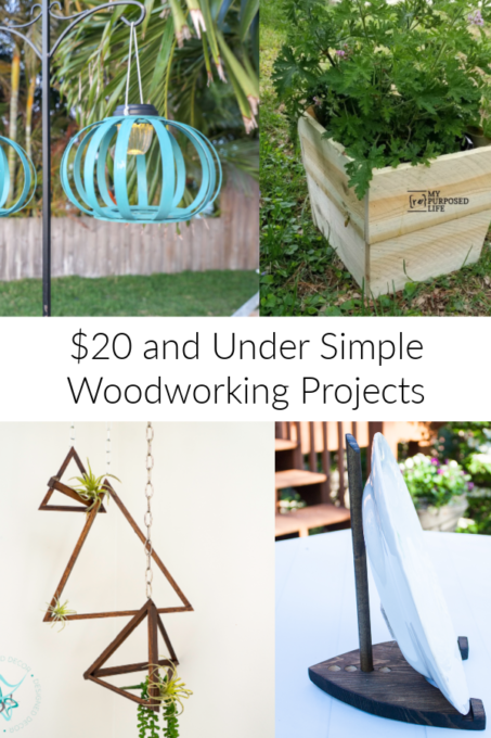 $20 and Under Simple Woodworking Projects