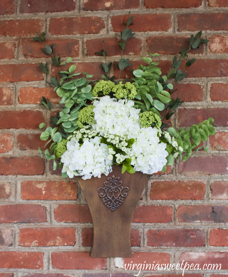 DIY Hanging Floral Display for Spring - Sweet Pea