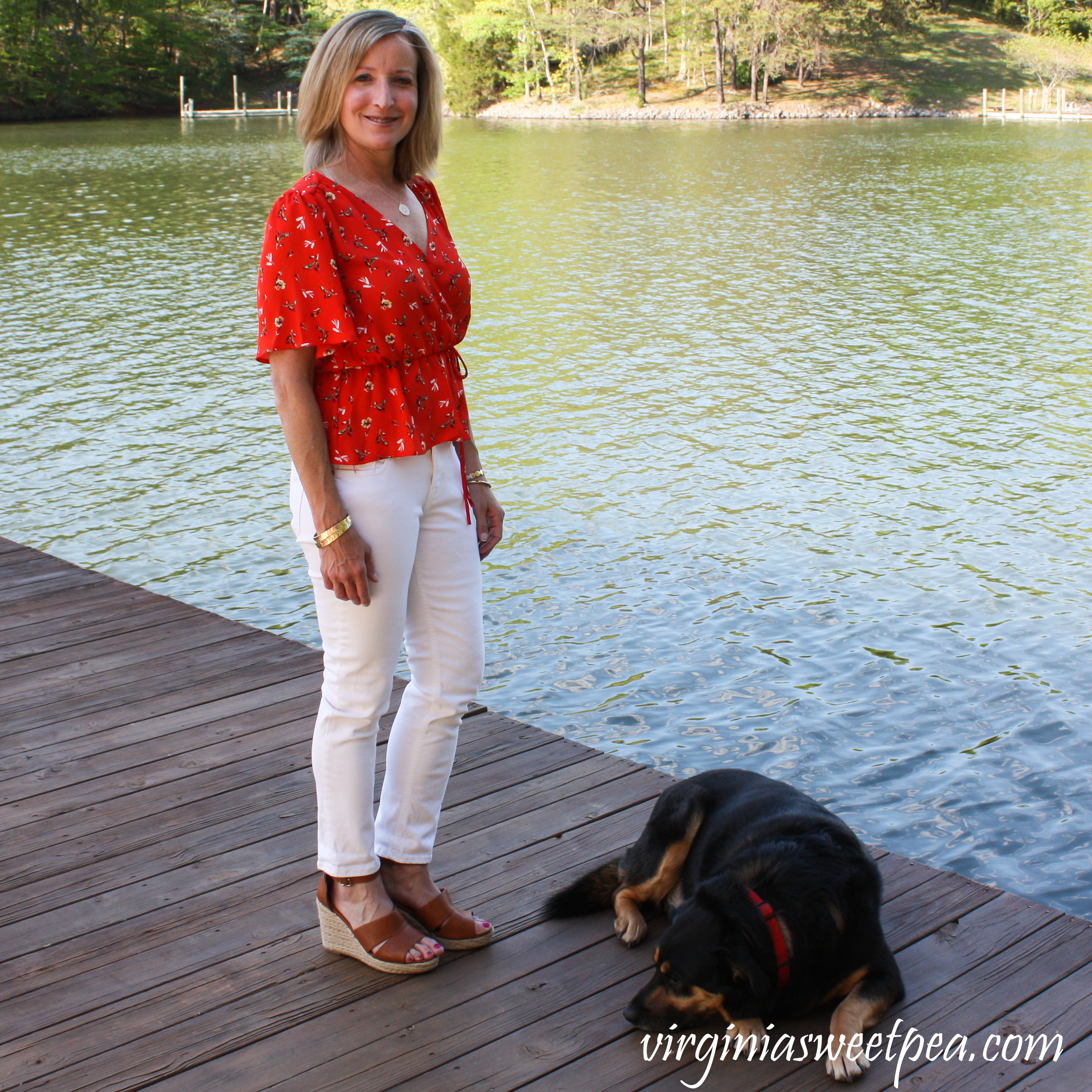 Stitch Fix Review for May 2019 - ASTR Tawnia Surplice Blouse #stitchfix #stitchfixreview #stitchfixsummer #shermanskulina
