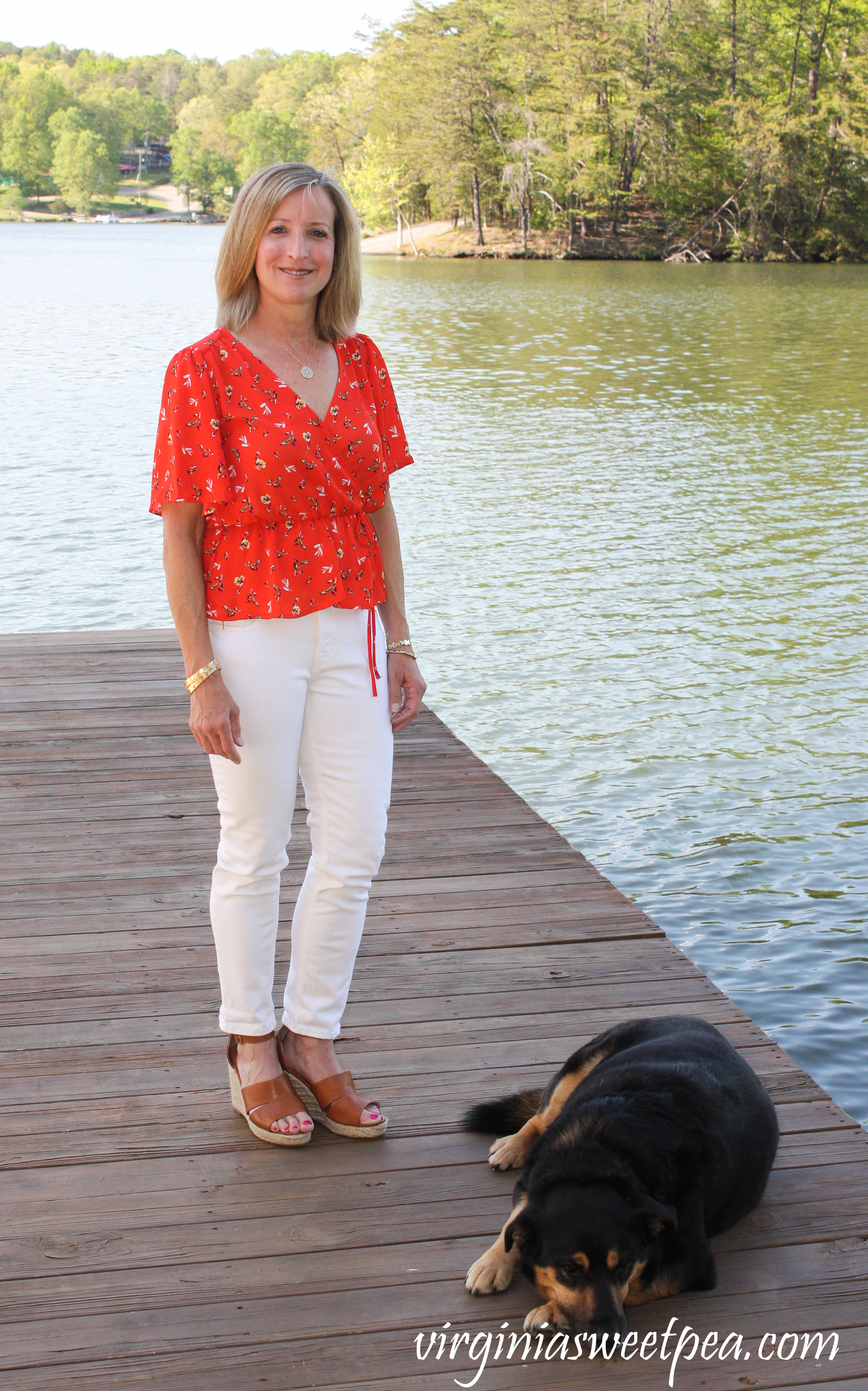 Stitch Fix Review for May 2019 - ASTR Tawnia Surplice Blouse #stitchfix #stitchfixreview #stitchfixsummer #shermanskulina