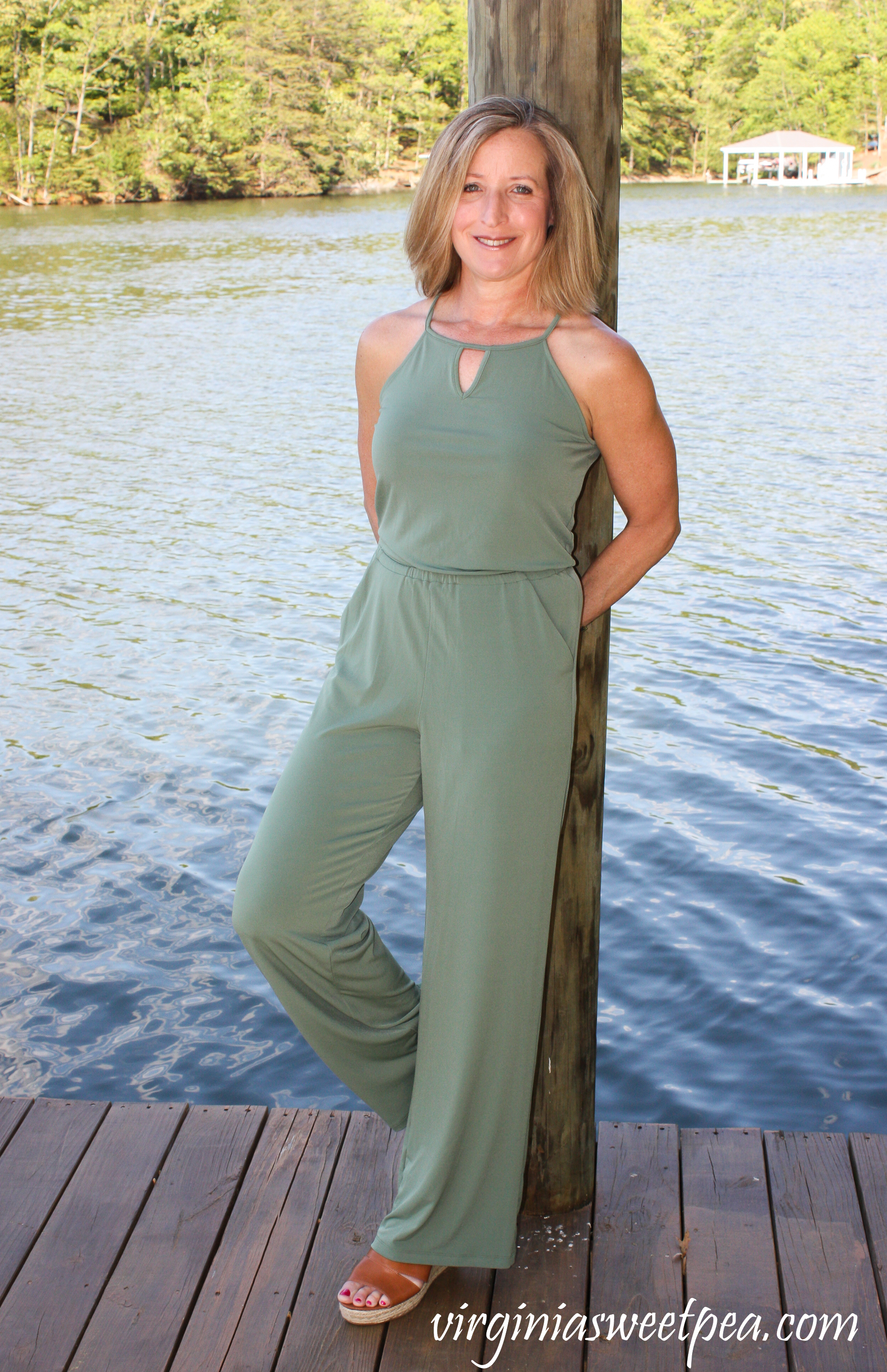 Stitch Fix Review for May 2019 - Goldray Lowrey Knit Jumpsuit #stitchfix #stitchfixreview #stitchfixsummer 