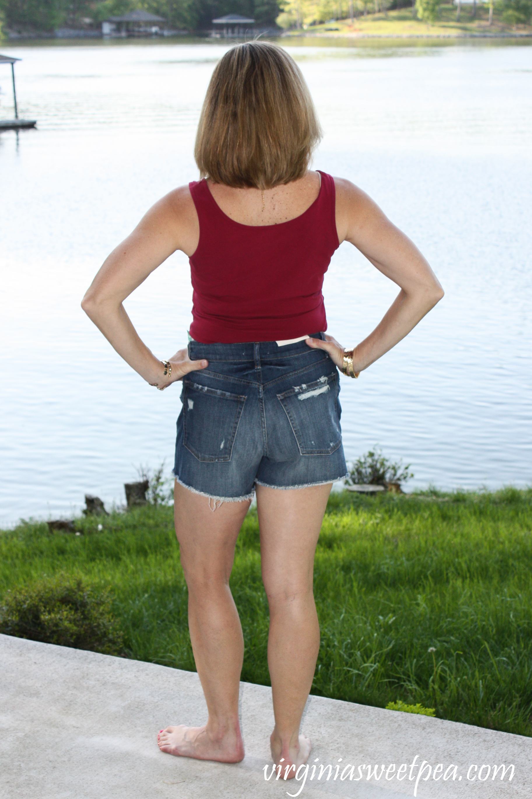 Stitch Fix Review for May 2019 - Warp + Weft Andie Distressed Frayed Hem Short #stitchfix #stitchfixreview #stitchfixsummer #stitchfixshorts