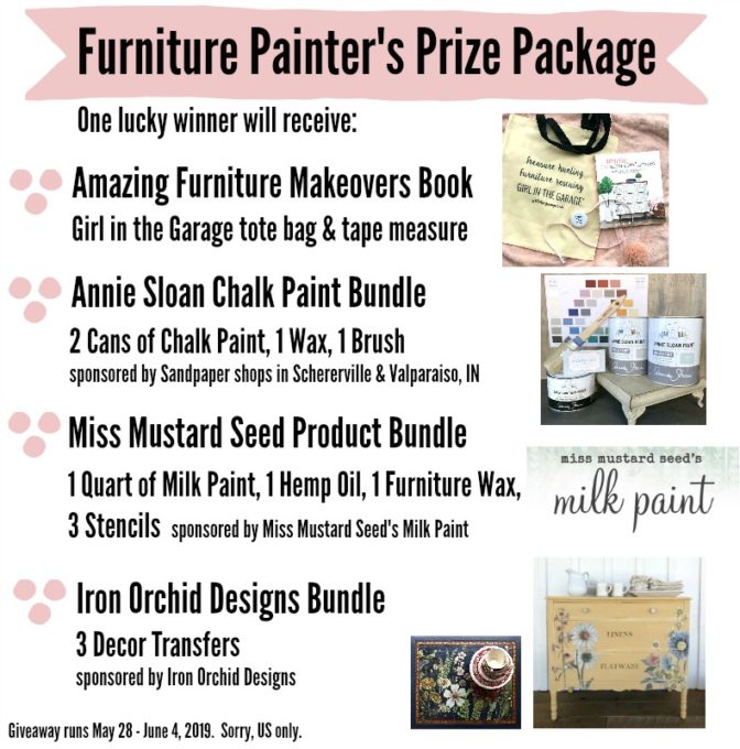 Giveaway for furniture painting supplies