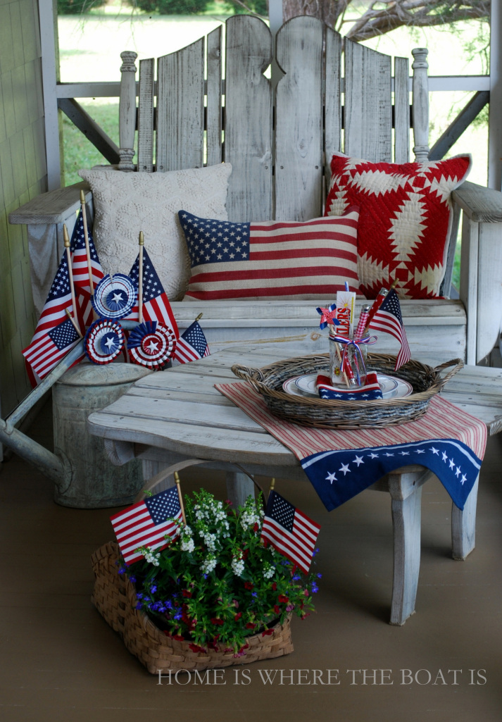 Patriotic Porch Decor