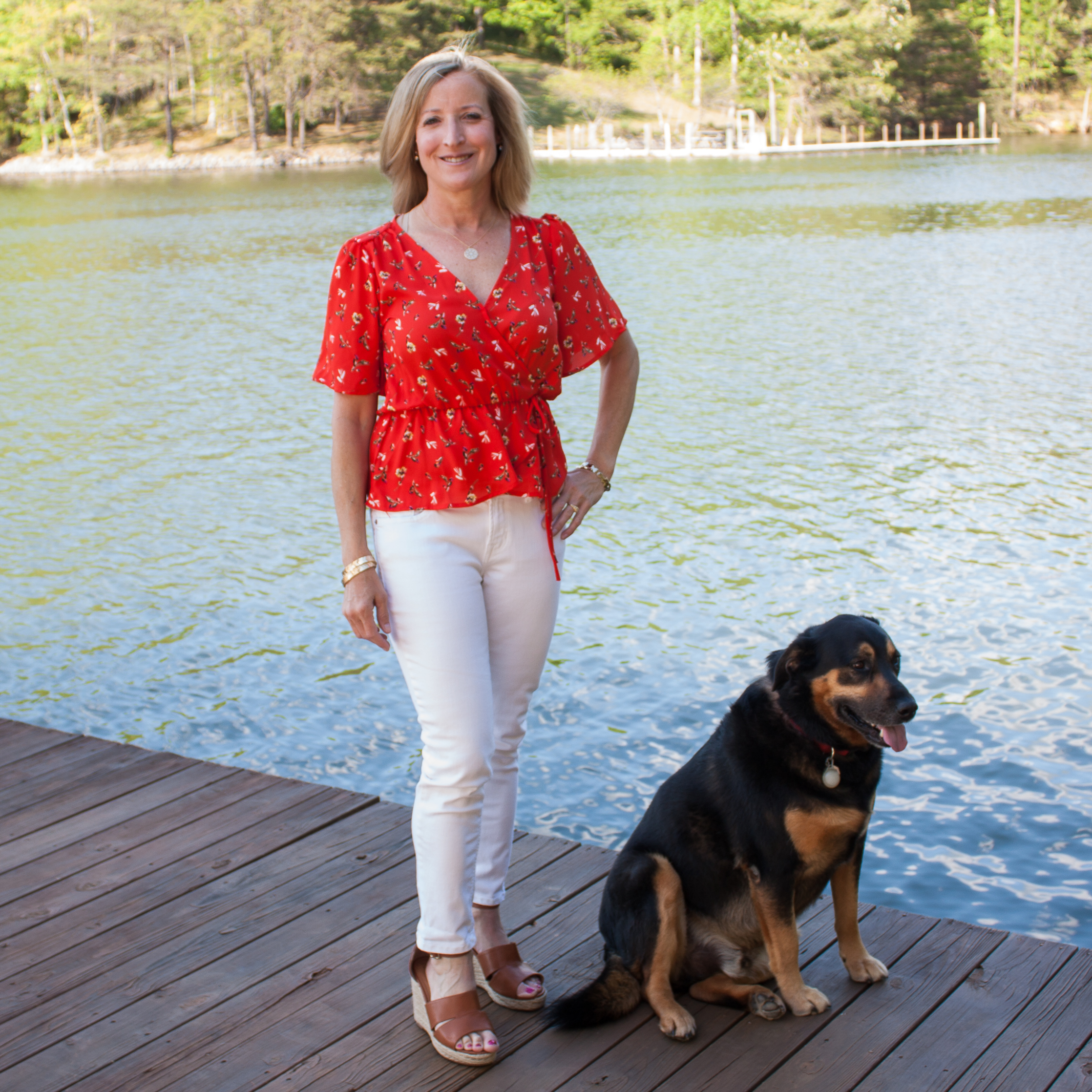 Stitch Fix Review for May 2019 - ASTR Tawnia Surplice Blouse