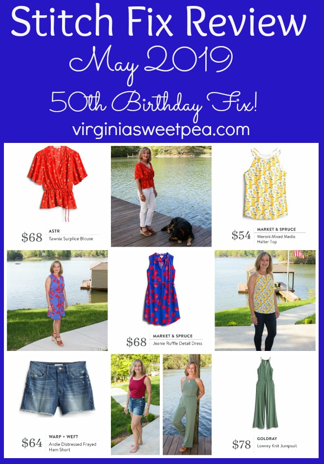 Stitch Fix Review for May 2019 - Fix #69 for my 50th Birthday- See styles perfect to enjoy for spring and all through summer. #stitchfix #stitchfixreview #stitchfixstyle