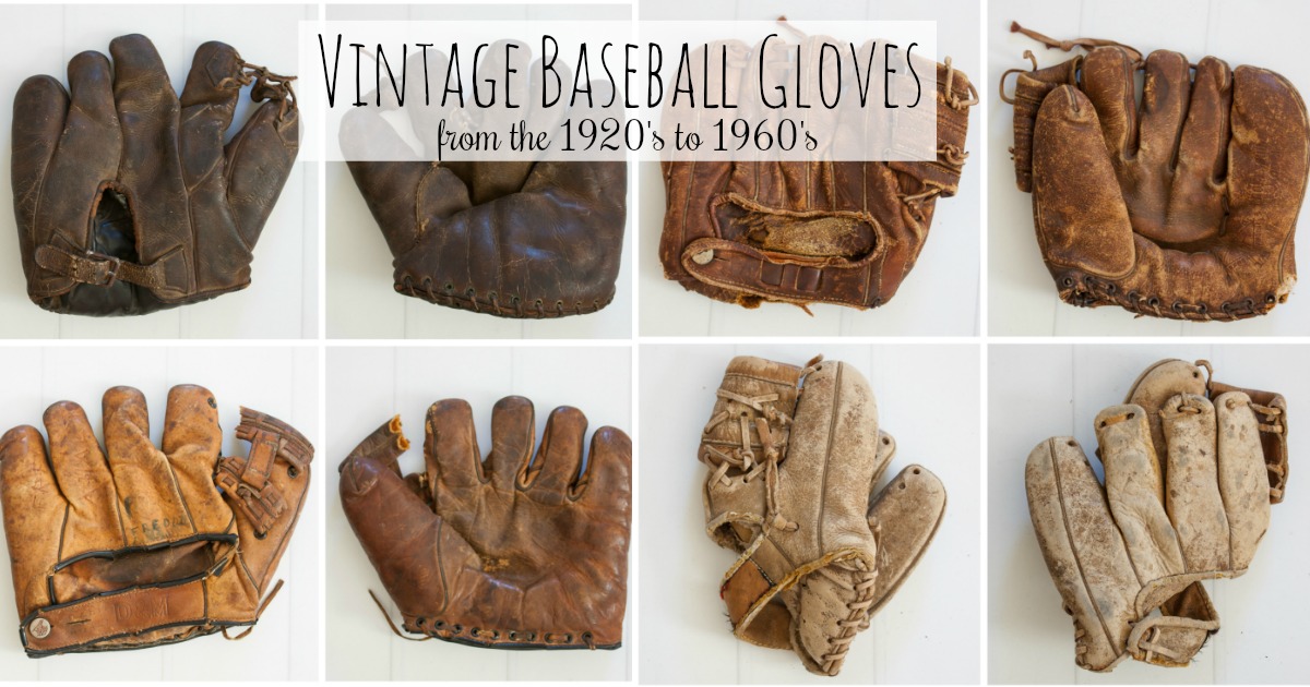 ekstremt trompet skjold Vintage Baseball Gloves And Ball By David Dehner