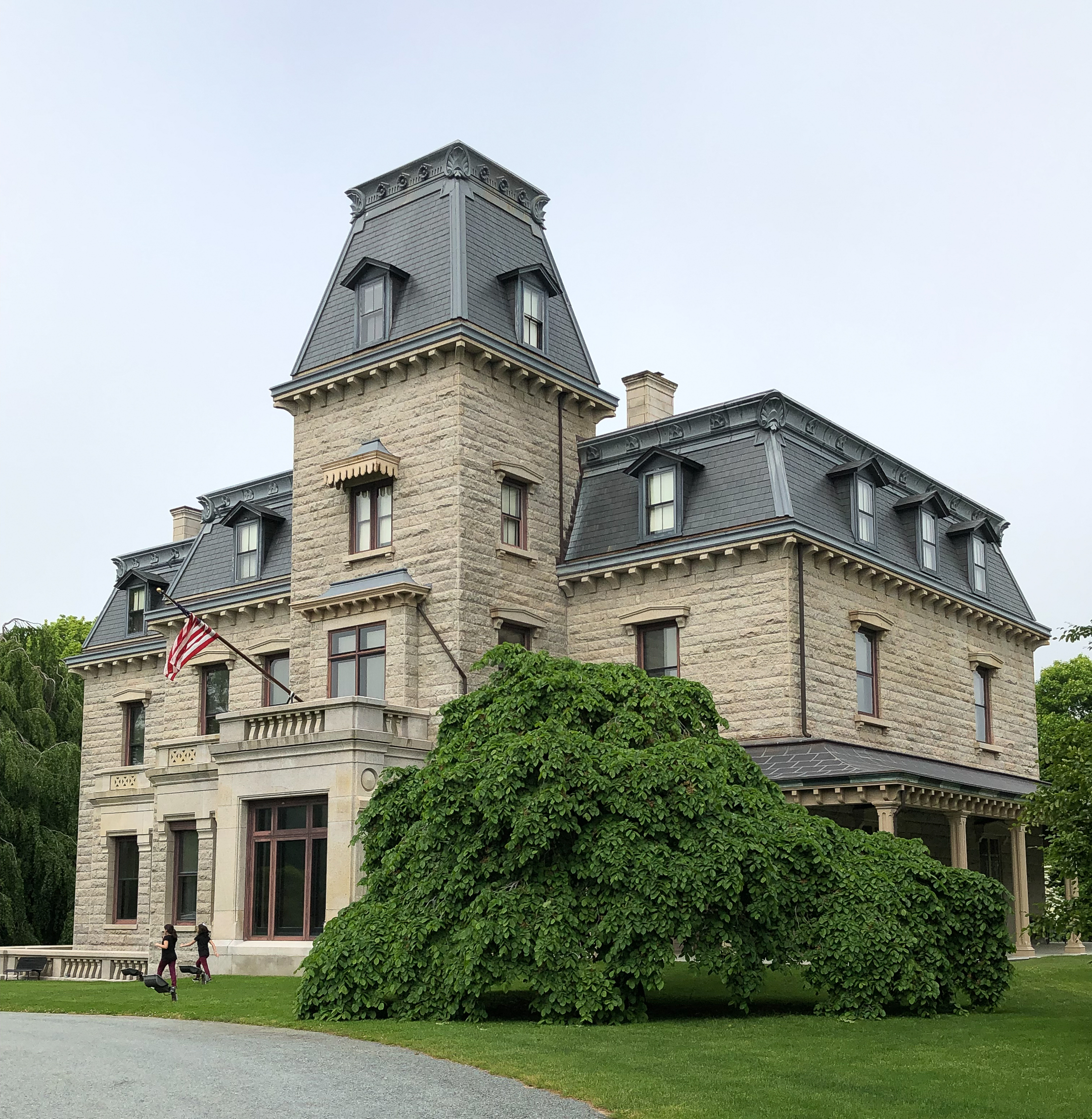 Touring Chateau-sur-Mer in Newport, RI