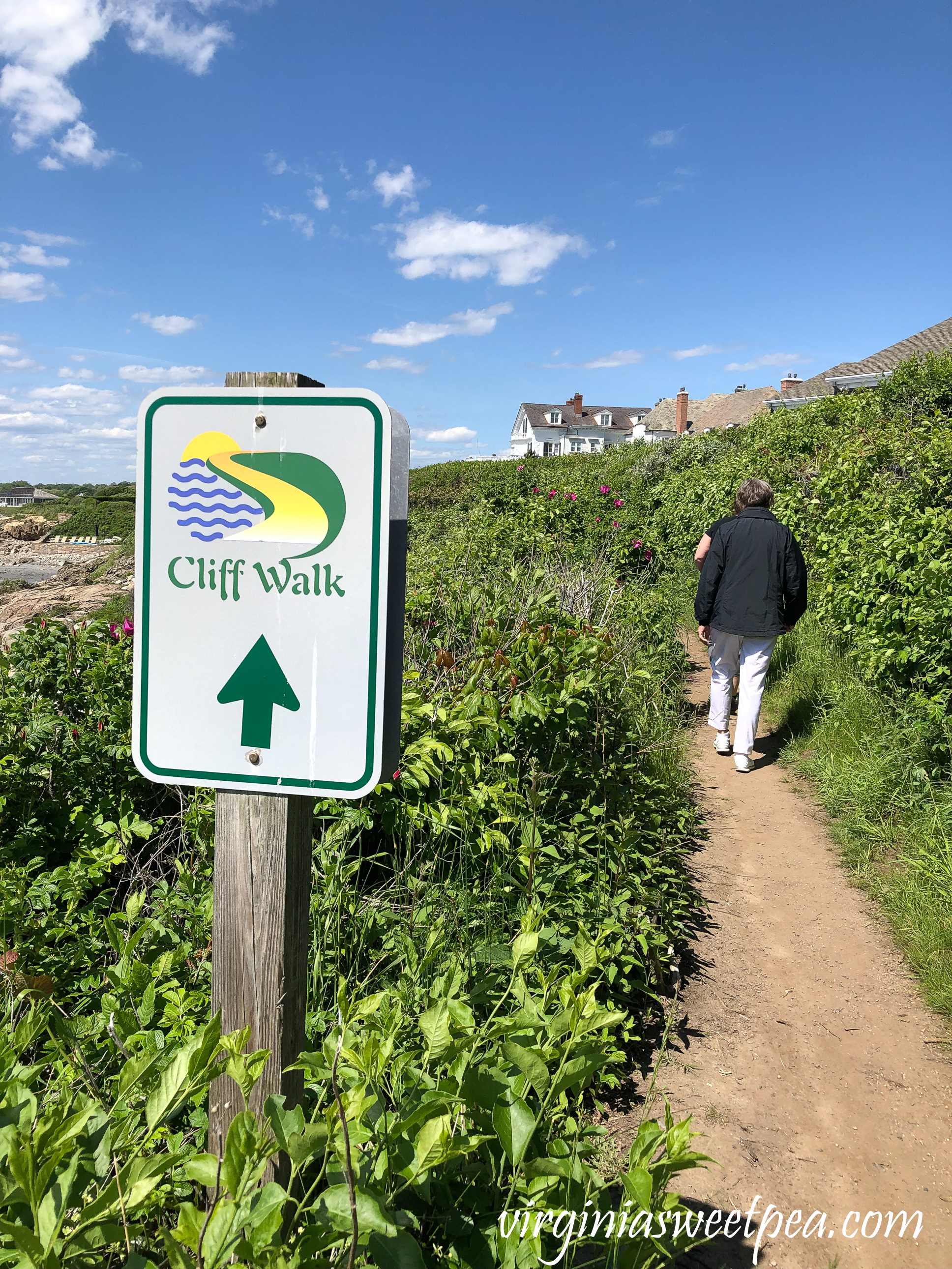 Cliff Walk in Newport, RI