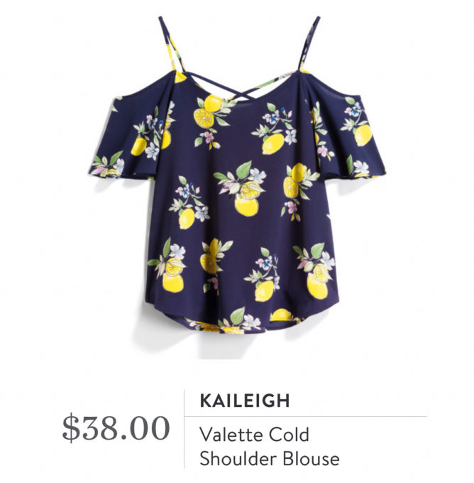 Stitch Fix Stitch Fix Kaileigh Valette Cold Shoulder Blouse