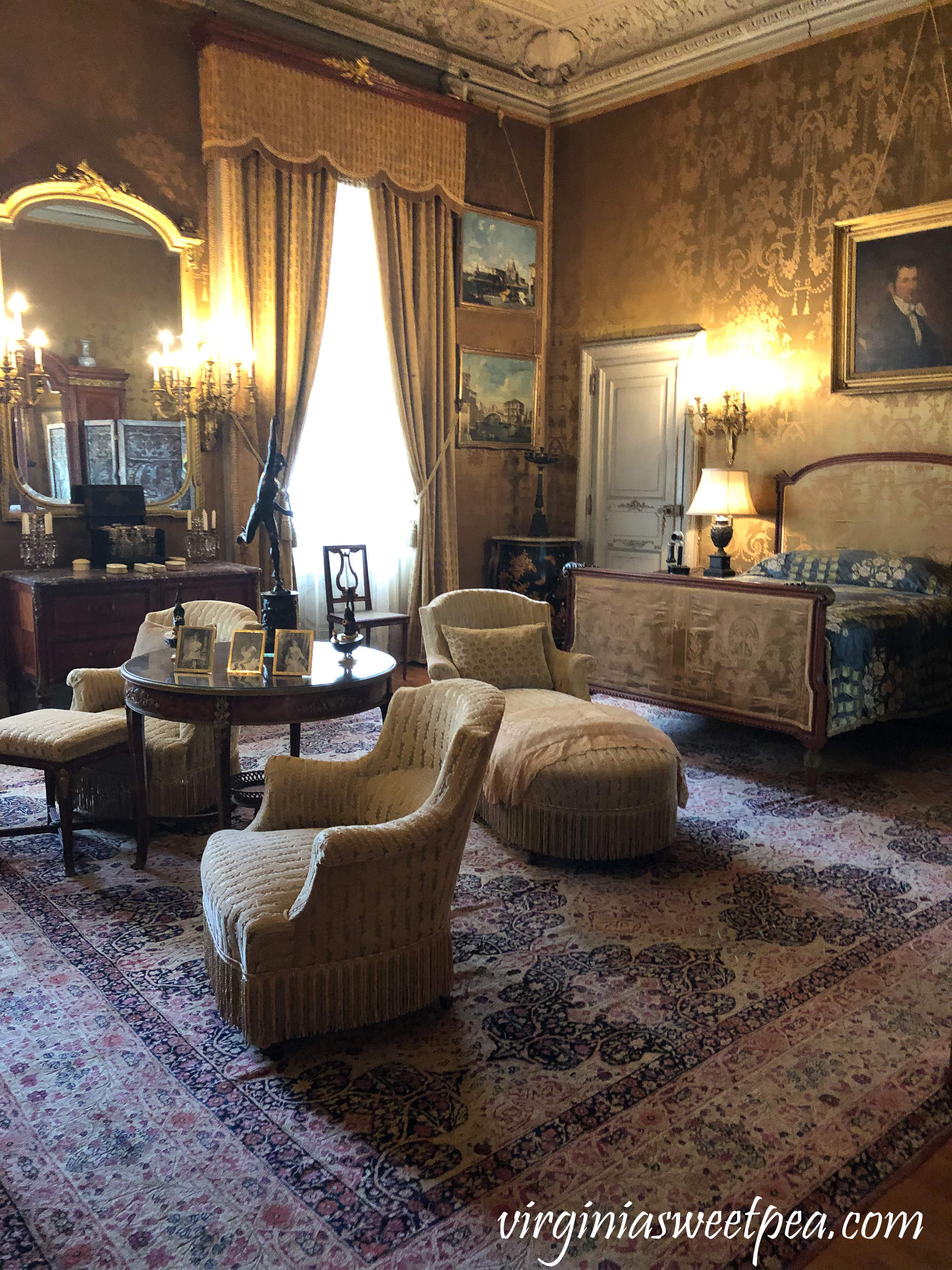 Bedroom at Marble House