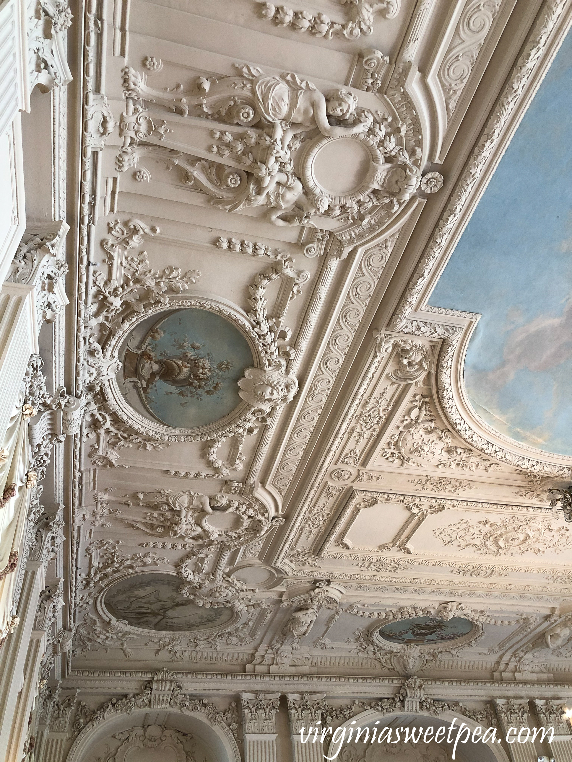 Ceiling in Ballroom at Rosecliff