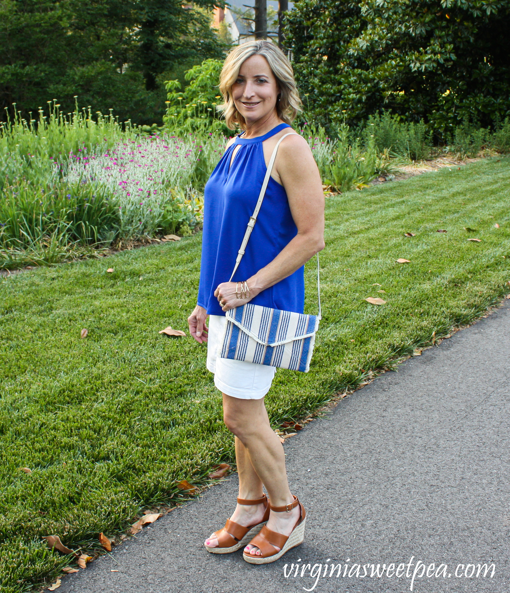 Stitch Fix Mali + Lili Harrison Striped Fabric Clutch