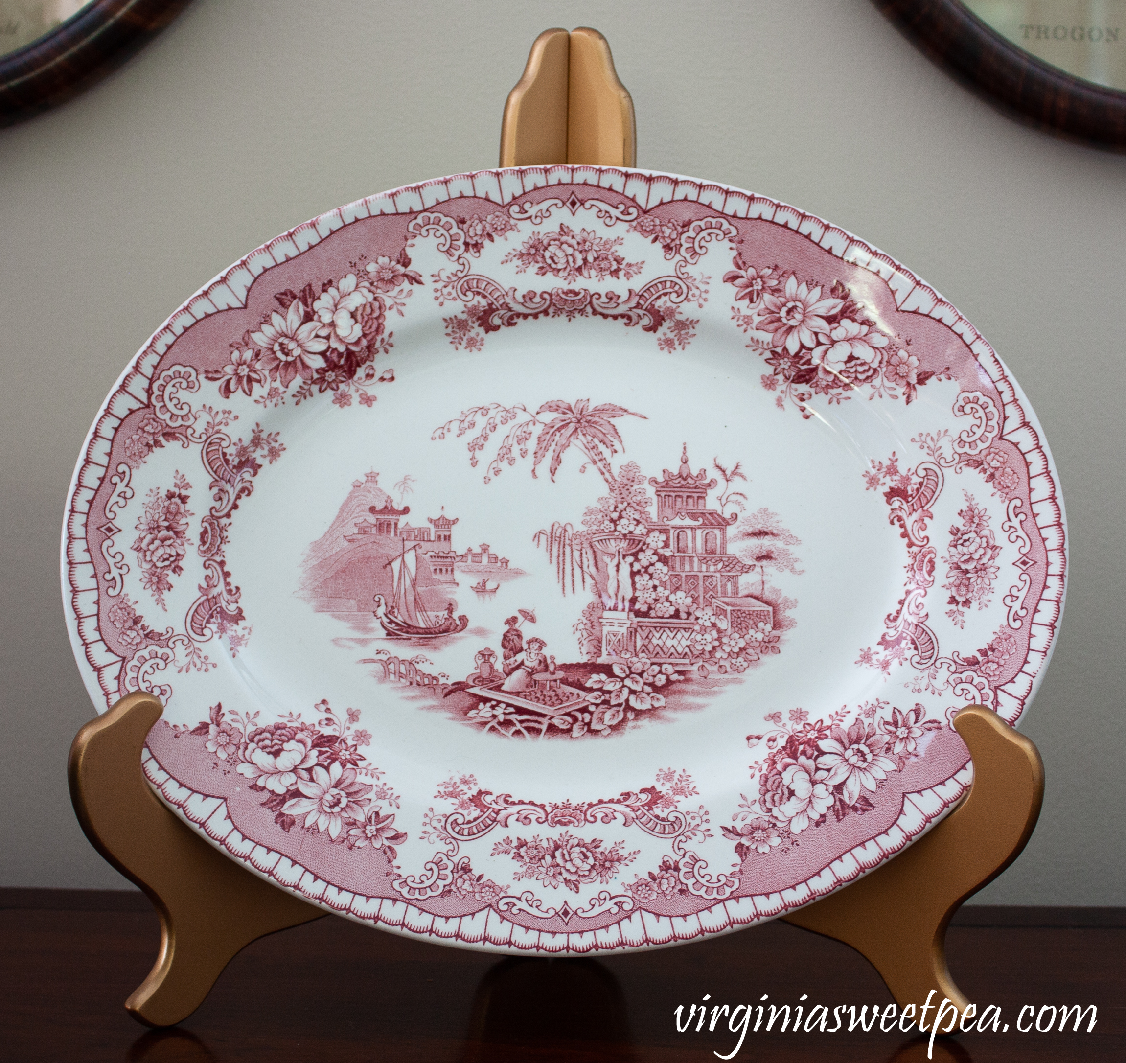 John Maddock & Sons Fine Vitreous Platter in Bombay