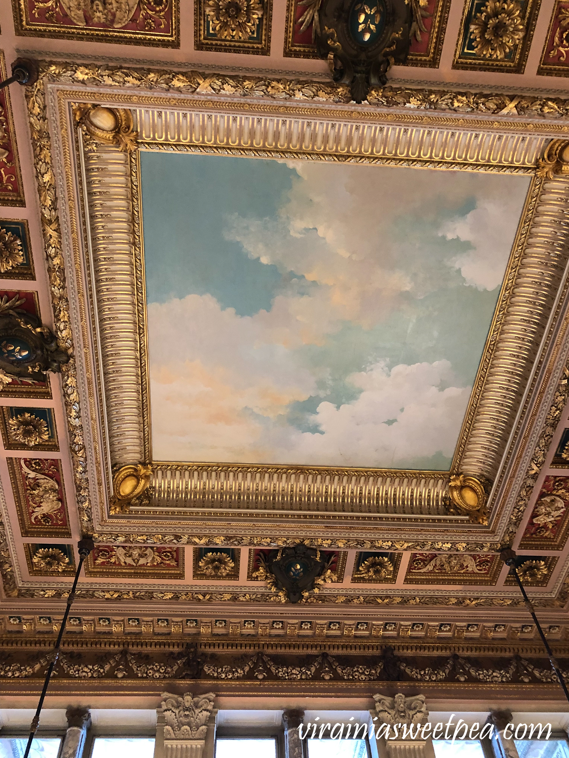 Ceiling in The Breakers in Newport, RI