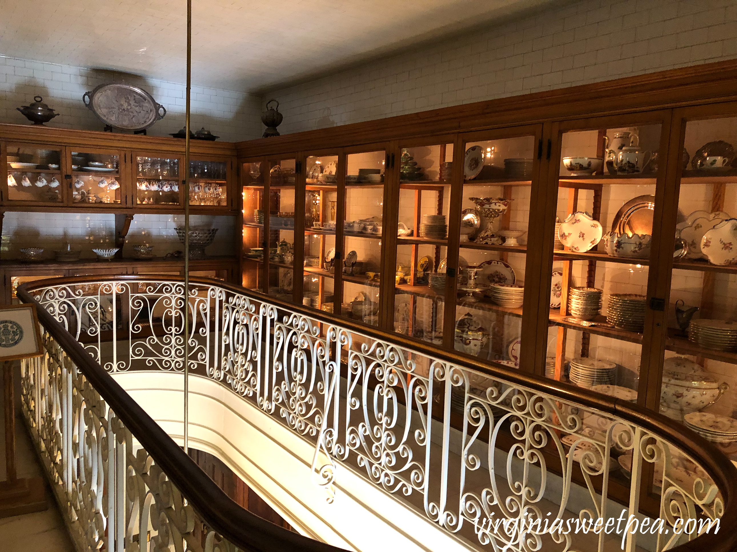 Butler's pantry in The Elms in Newport, RI