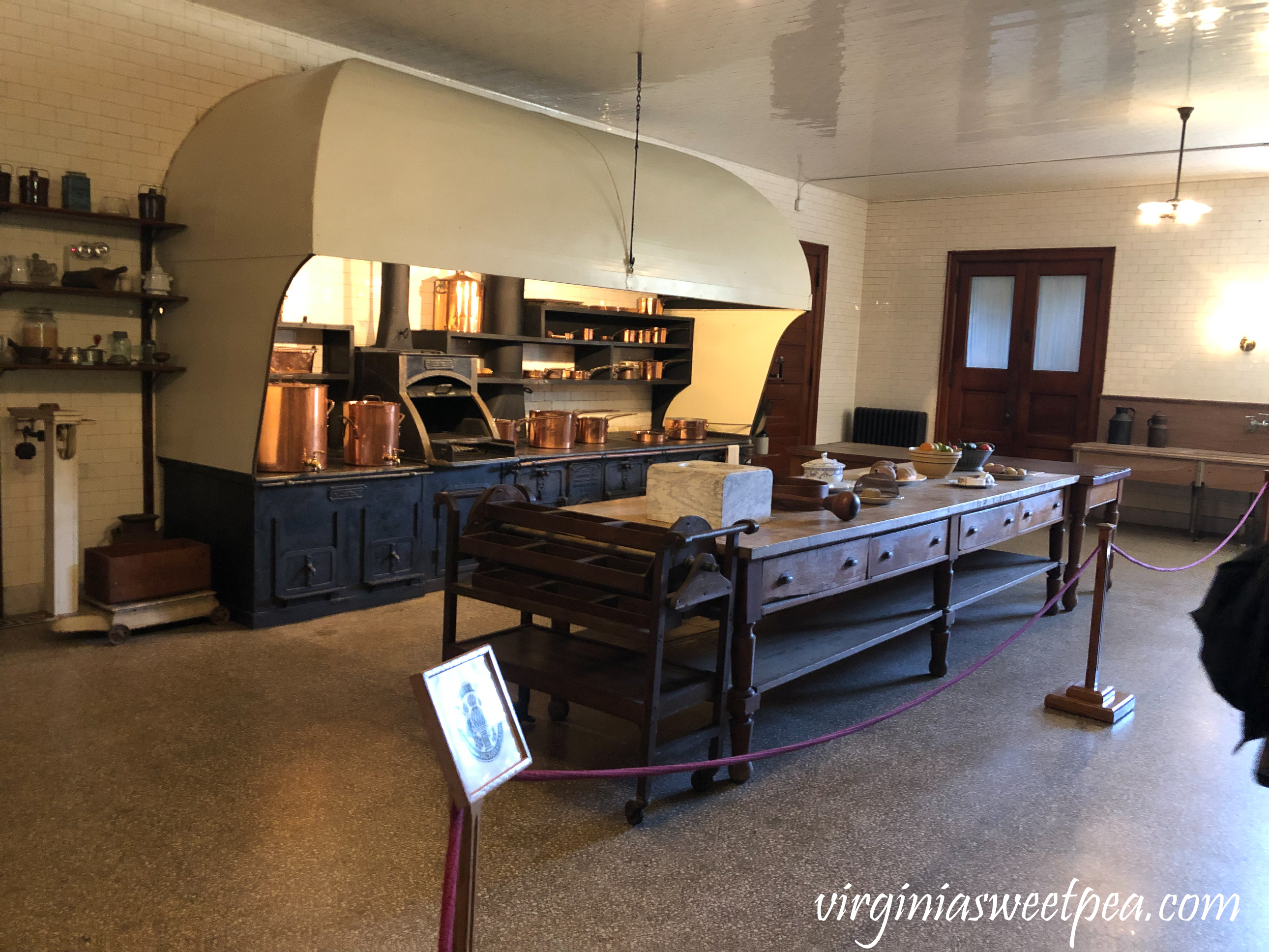 Kitchen in The Elms in Newport, RI