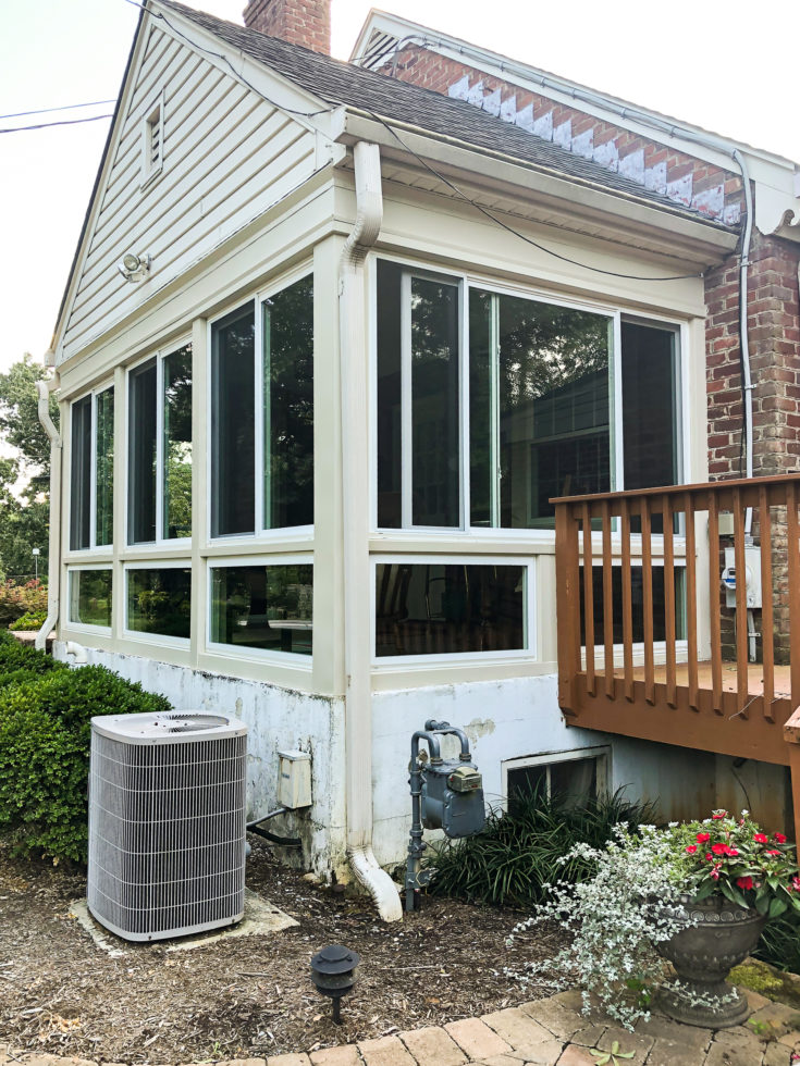 Converting a Screened Porch to a Sunroom - Sweet Pea