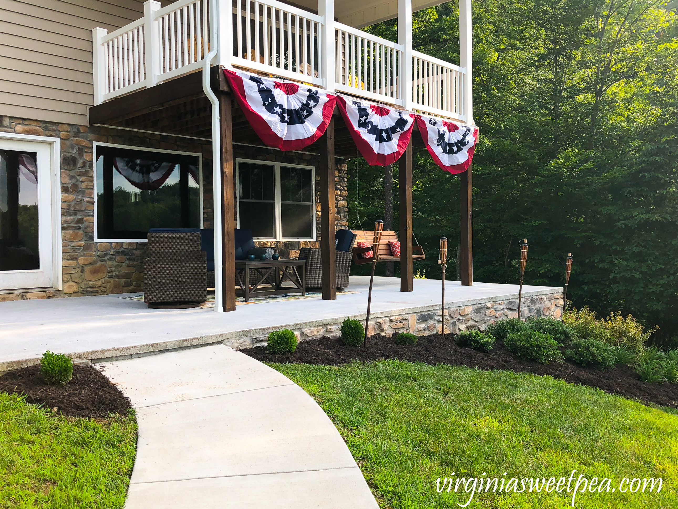 How to add stone veneer added to a patio wall