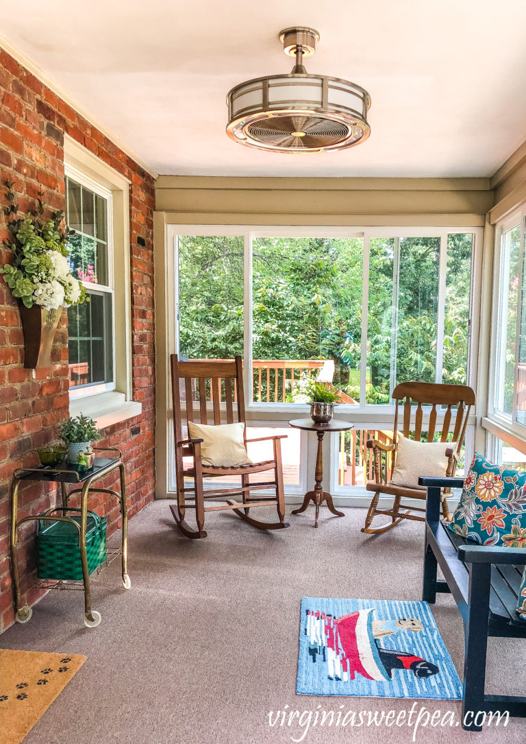 Converting a Screened Porch to a Sunroom Sweet Pea