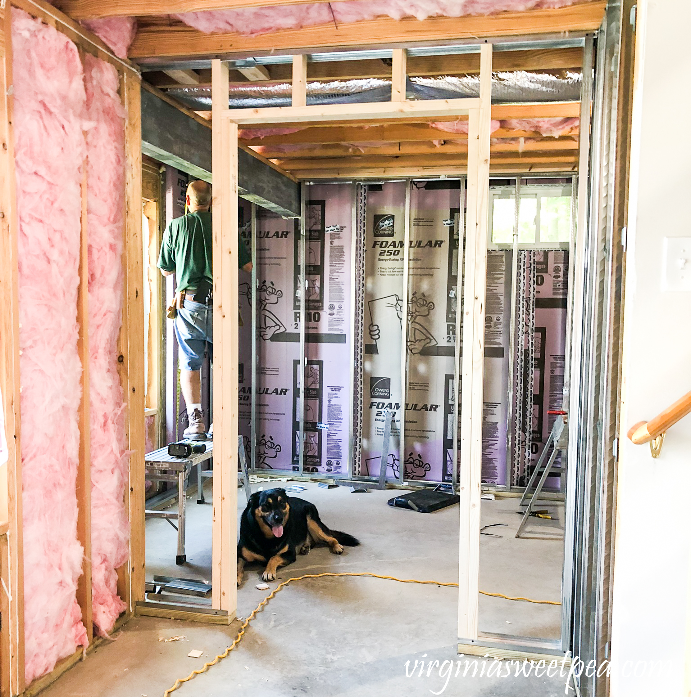 Lake House Basement Project - Framing